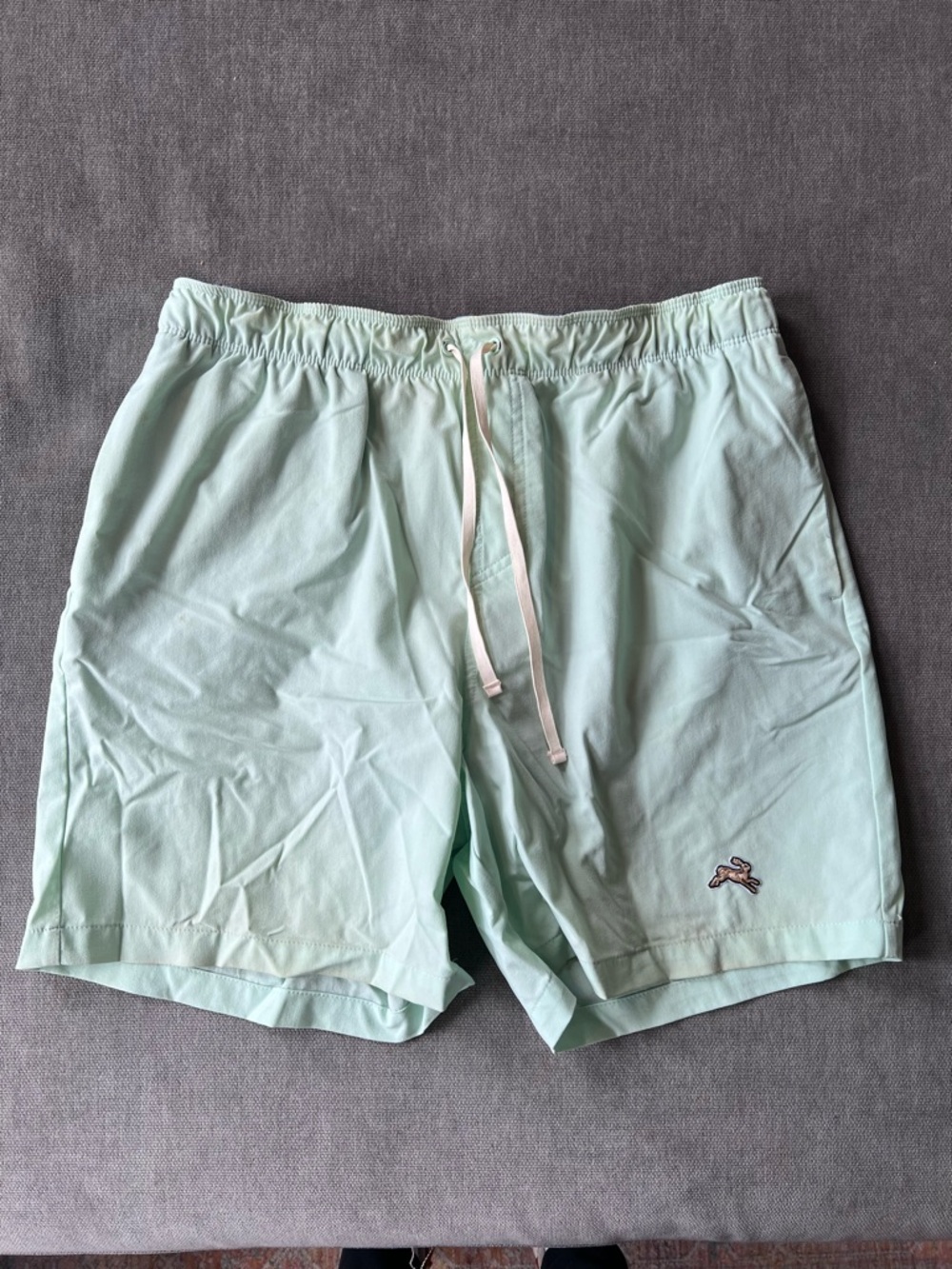 Tracksmith Mens Run Cannonball Swim Friendly Shorts Athletic Liner Sea Green L